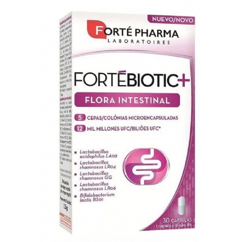 Fortebiotic+ flora intestinal (30 capsulas)