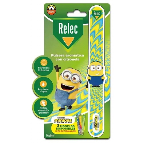 Relec pulsera mosq inf minions amarilla