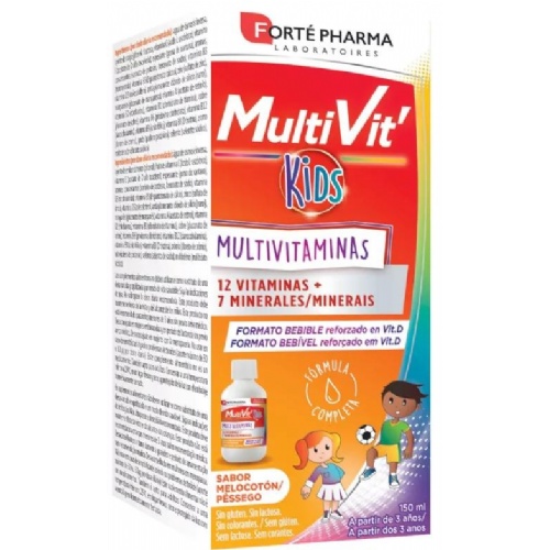 Multivit kids (1 frasco 150 ml sabor melocoton)