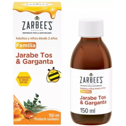 Zarbees jarabe tos y garganta familia