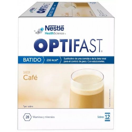 Optifast batido (53 g 12 sobres cafe)