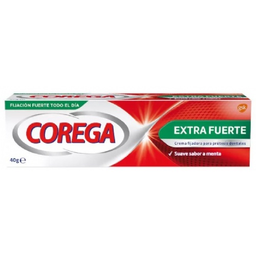 Corega crema extra fuerte - adhesivo protesis dental (40 ml)