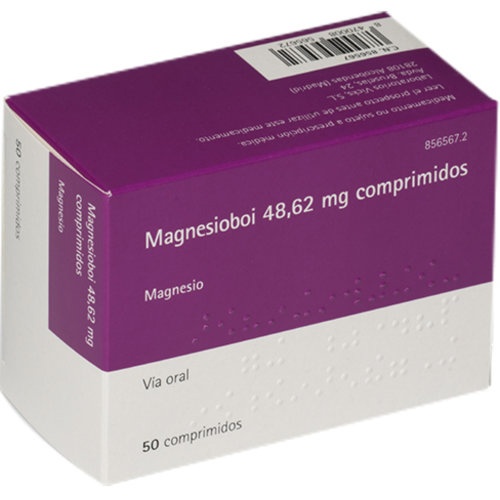 MAGNESIOBOI 48,62 mg COMPRIMIDOS, 50 comprimidos