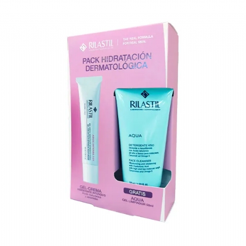 Pack Hidratacion Rilastil gel crema + aqua gel limpiador gratis