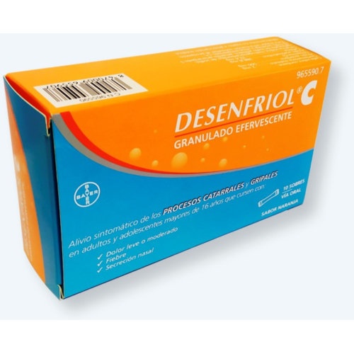DESENFRIOL C GRANULADO EFERVESCENTE , 10 sobres