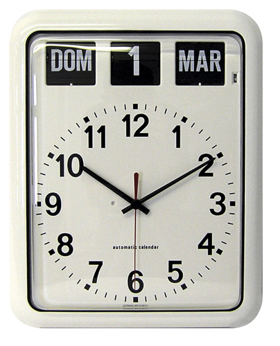 RELOJ CON CALENDARIO