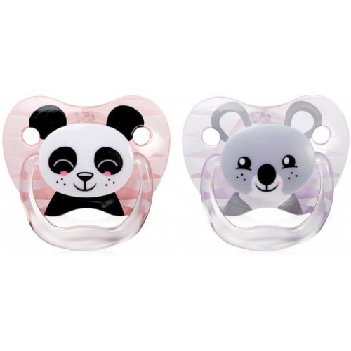 Chupete silicona - dr brown´s prevent classic animal faces (niña +12m t-3)
