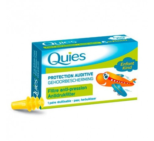 Tapones oidos proteccion c filtro ceramico - quies antipresion earplanes viajes (niño 2 u)