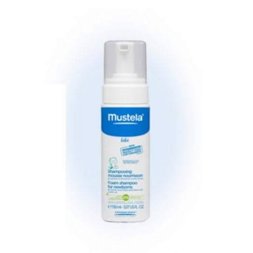Mustela champu mousse costra lactea recien nacido 150 ml
