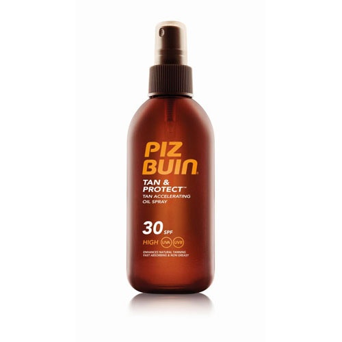 Piz buin fps - 30 proteccion media - aceite en spray solar acelerador de bronceado (150 ml)