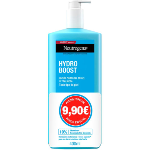 Neutrogena hydro boost - locion corporal hidratante (gel 1 envase 400 ml pack promocional)