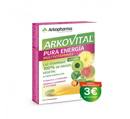 Arkovital pura energia multivitaminico (30 comprimidos)