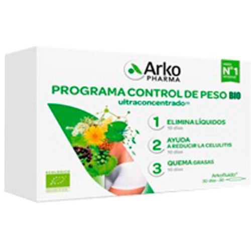 Arkofluido programa control de peso bio (30 ampollas 10 ml)