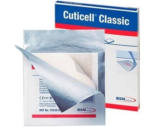 Cuticell classic gasa parafinada - aposito esteril impregnado (10 x 10 cm 10 unidades)