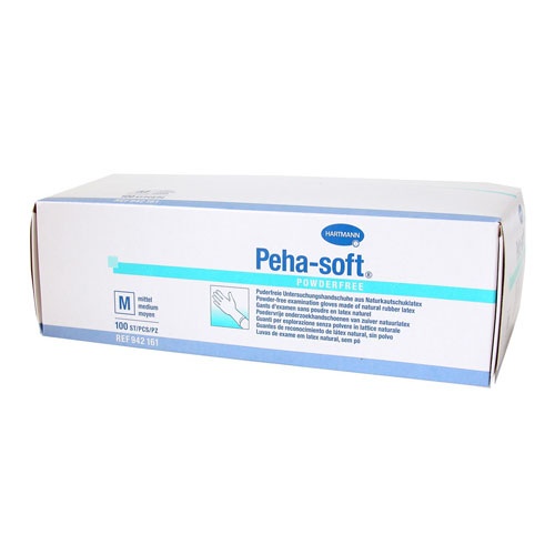 Guantes latex sin polvo - peha-soft powder free (t- gde)