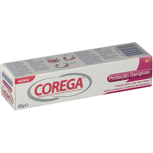 Corega fijador proteccion de encias - adhesivo protesis dental (40 g)