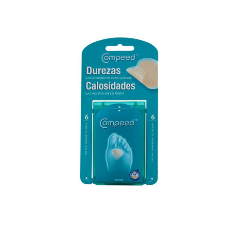 Compeed durezas - hidrocoloide (t- med 6 u)