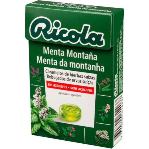Ricola caramelos sin azucar (menta montaña 50 g)