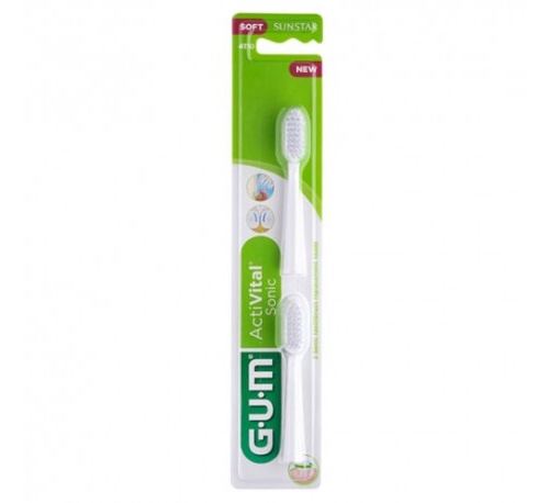 Cepillo dental a pilas - gum activital sonic (recambios)
