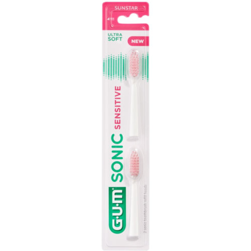 Cepillo dental a pilas - gum sensivital sonic (2 recambios)