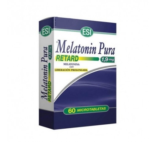 Melatonin retard tab (1.90 mg 60 tabletas)