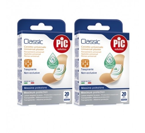 Pic classic con bactericida - aposito adhesivo (surtido  20 u)