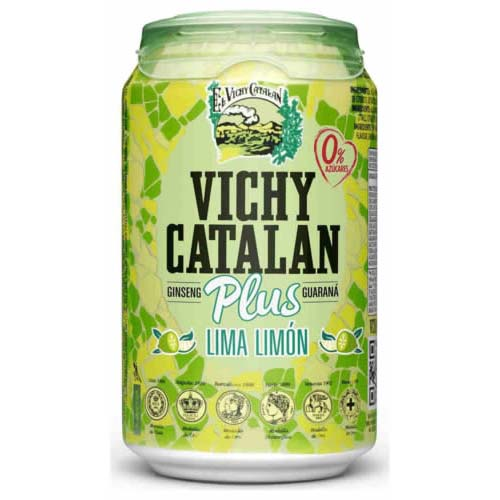 Vichy catalan lata 0,33 lima-limon