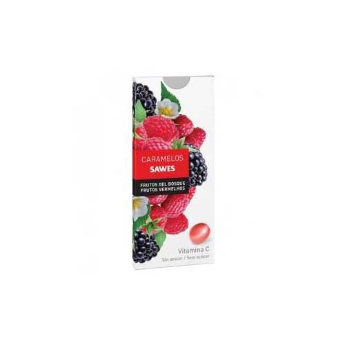 Sawes caramelos blister sin azucar (frutos del bosque 22 g)