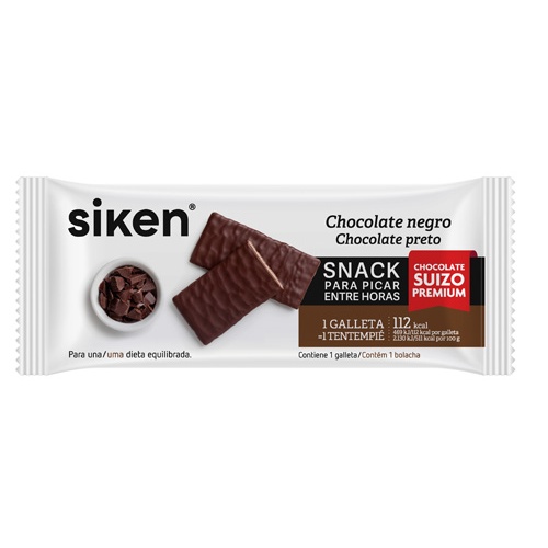 Siken form galleta (chocolate negro 25 g 1 galleta)