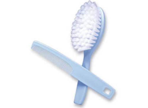 Cepillo y peine infantil soft - suavinex (azul decorado)