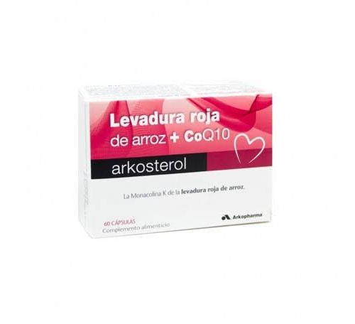 Arkosterol levadura arroz rojo + q10 (60 capsulas)