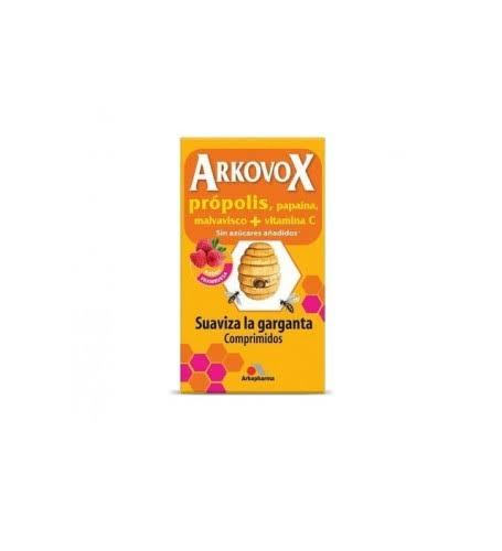 Arkovox propolis + vitamina c comp masticables (24 comprimidos sabor frambuesa)