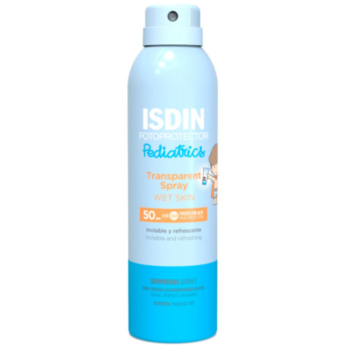 Fotoprotector isdin spf-50 pediatrics spray transparent wet (250 ml)