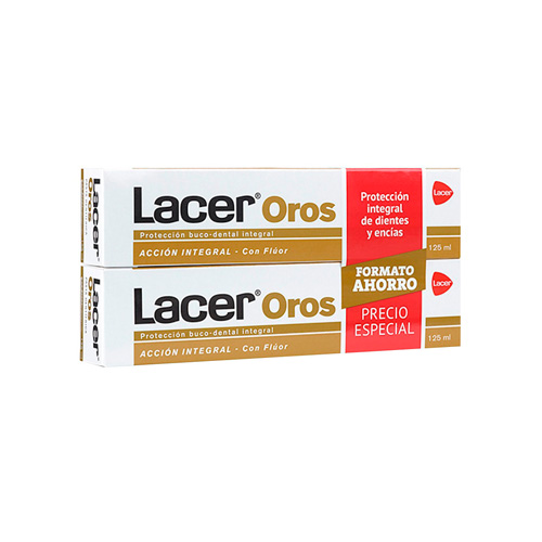 Lacer oros pasta dental duplo 2 x 125 ml