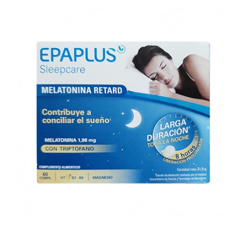 Epaplus melatonina c/ triptofano (1.98 mg 60 comprimidos)