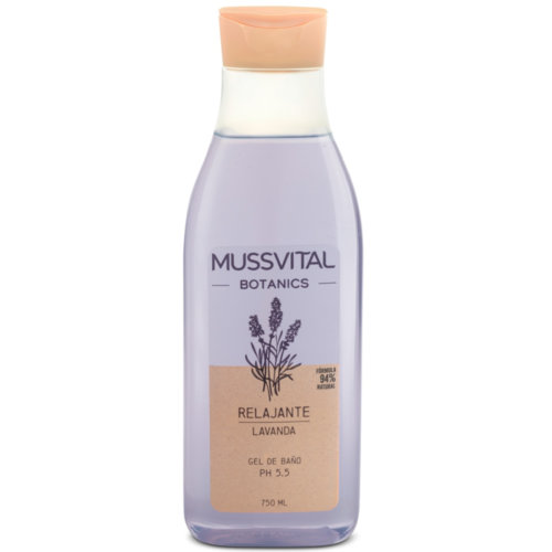 Mussvital essentials botanics gel de baño lavanda  1 envase 750 ml