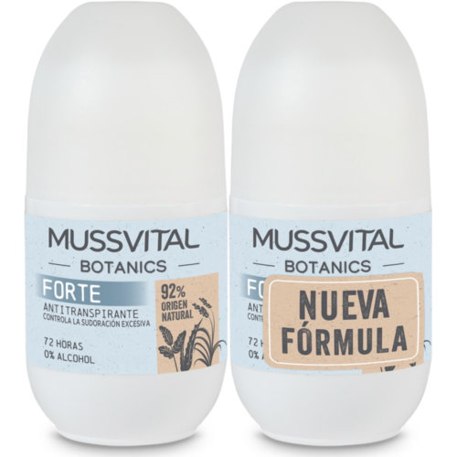Mussvital essentials botanics antitranspirante forte  1 envase 75 ml