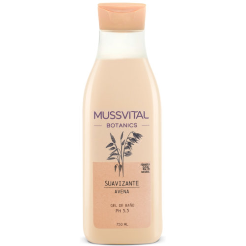 Mussvital essentials botanics gel de baño avena (1 envase 750 ml)
