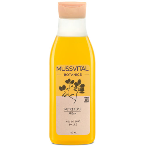 Mussvital essentials botanics gel de baño argan (1 envase 750 ml)