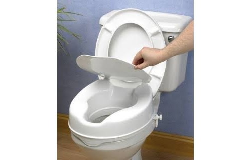 Elevador wc ayuda din alza/asiento 10 cm c/tapa ad509b-lux