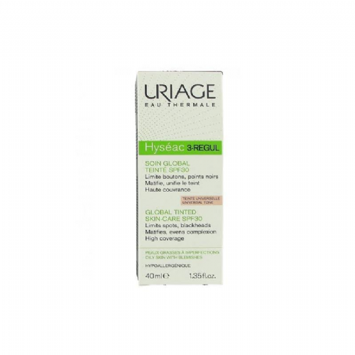Hyseac 3 regul cuidado global spf30 con color - uriage (40 ml)