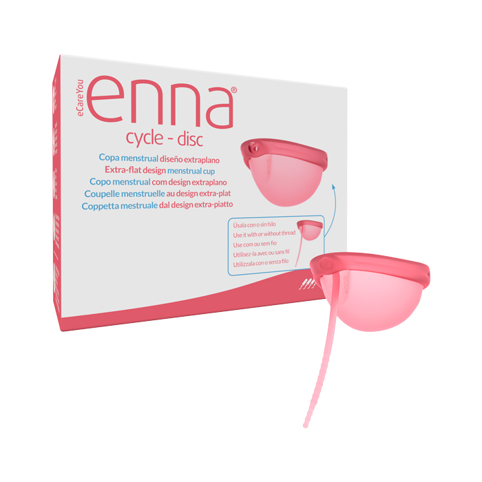 Copa menstrual enna cycle 1 unidad diseño extraplano talla unica