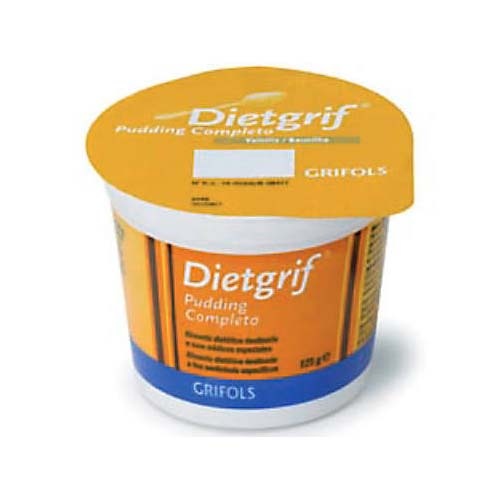 Dietgrif pudding completo - dieta completa no liquida (24 envases 125 g sabor vainilla)