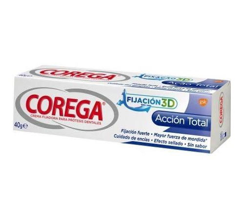 Corega accion total crema fijadora - adhesivo protesis dental (40 g)