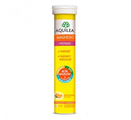 Aquilea magnesio+ potasio comp efervescente (14 comprimidos efervescentes)