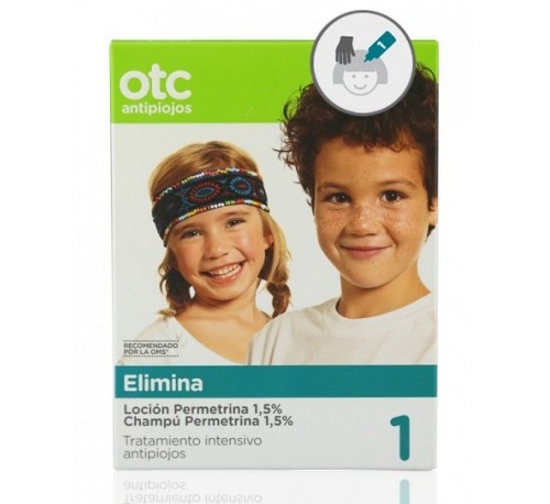 Otc antipiojos pack permetrina 1.5% (1 envase 100 ml locion + 1 envase 125 ml champu)