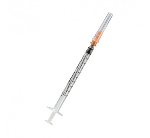 Jeringa de insulina c/a 100 ui acofar 1 solo uso (1 ml  a:16 x 0.5)