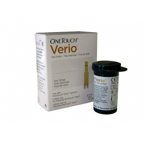 Tiras reactivas glucemia - onetouch verio (25 u)