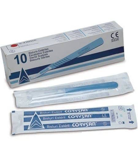 Bisturi completo - corysan (esteril n 10)