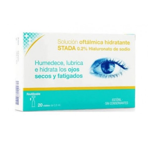 Care+ solucion oftalmica hidratante - 0.2% hialuronato de sodio (0.5 ml 20 viales)